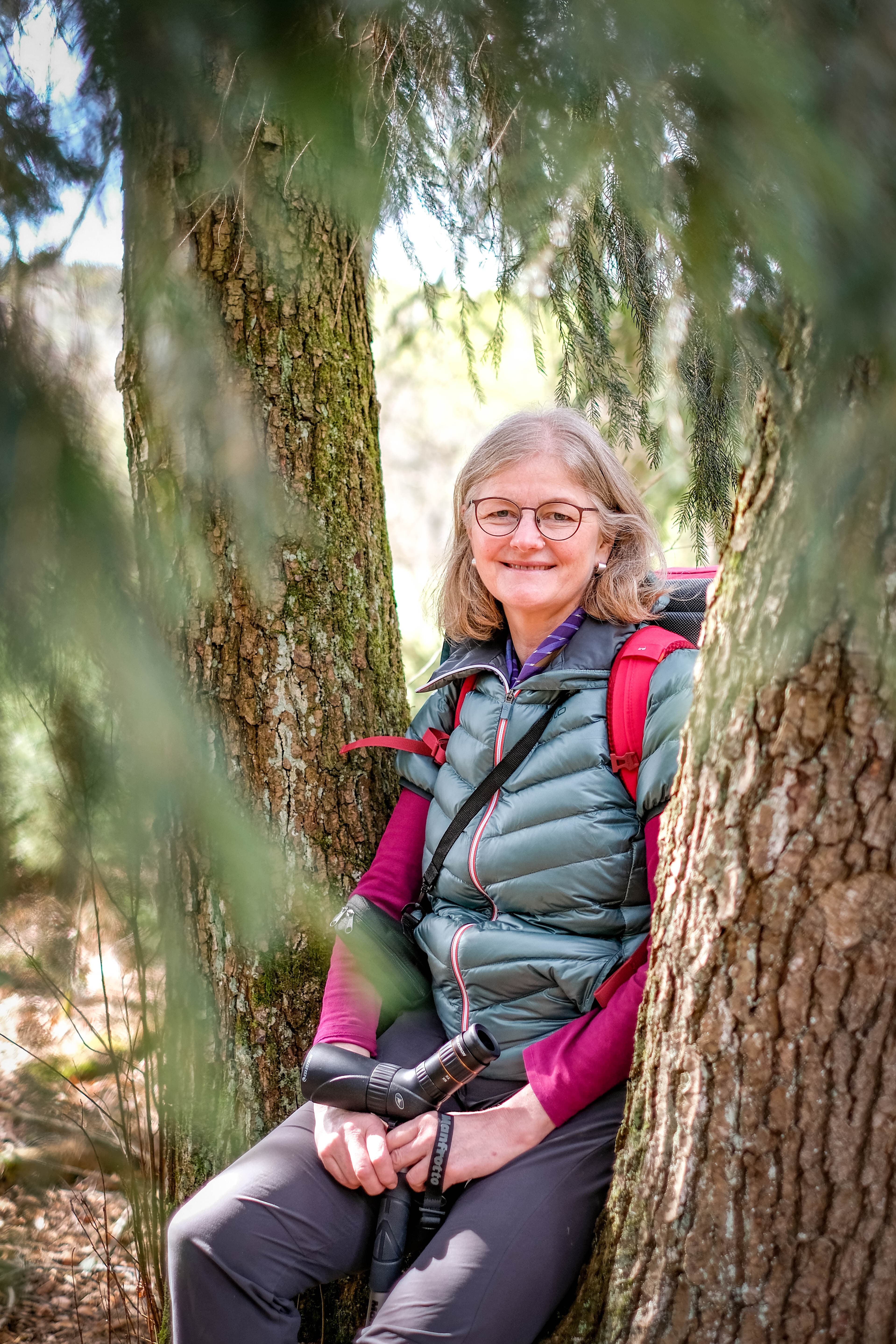 Wanderin im Wald